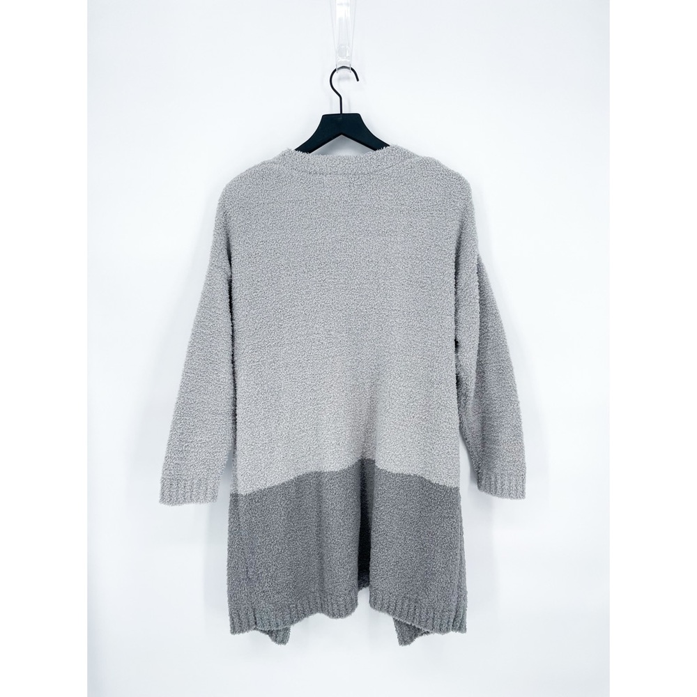 Thread & Supply Fuzzy Colorblock Open Cardigan Gr… - image 5